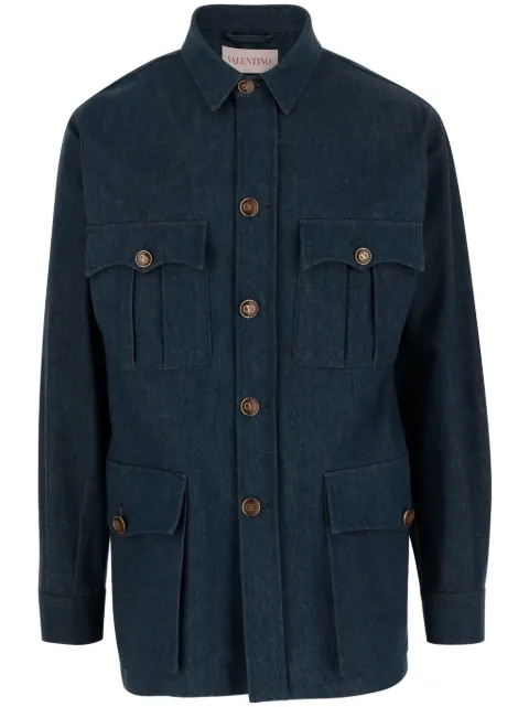 Valentino Garavani flap-pocket denim jacket