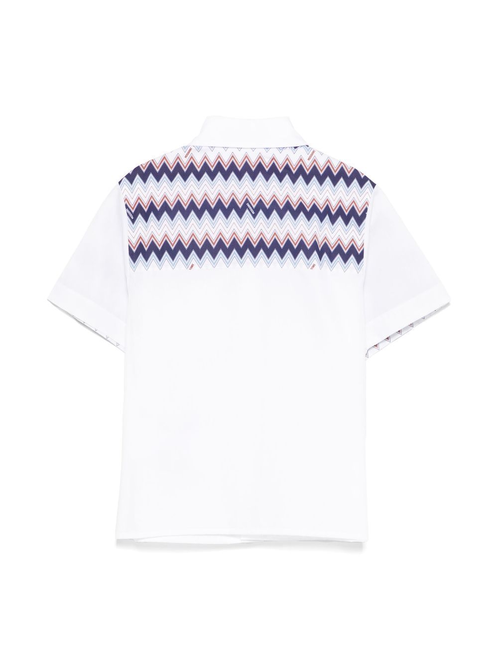 Missoni Kids zigzag-print shirt - White