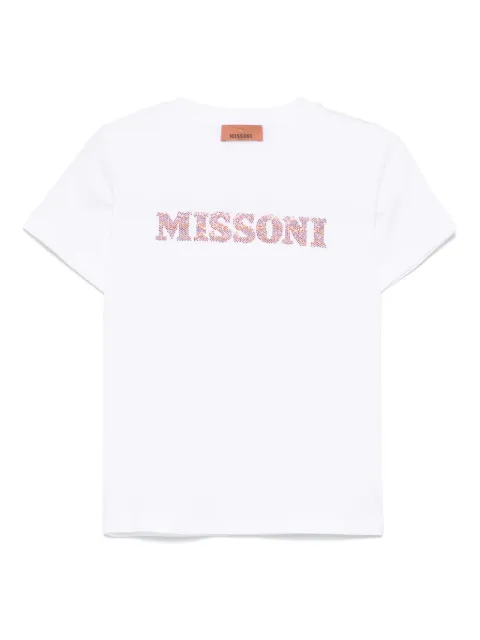 Missoni Kids crystal-logo T-shirt