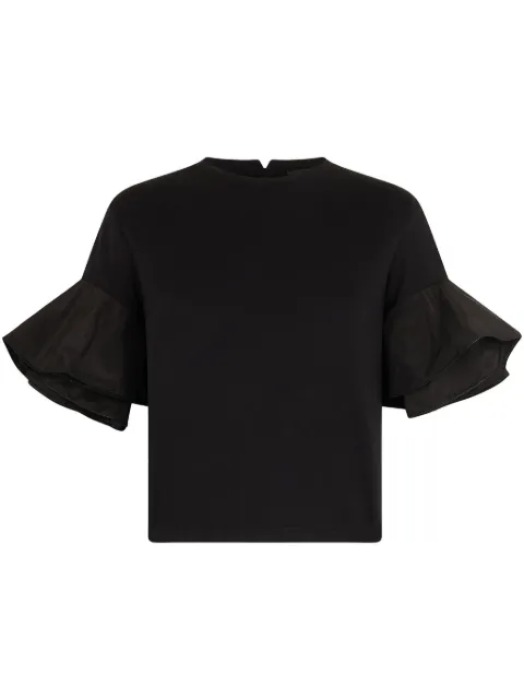 LIU JO flounce-sleeve T-shirt