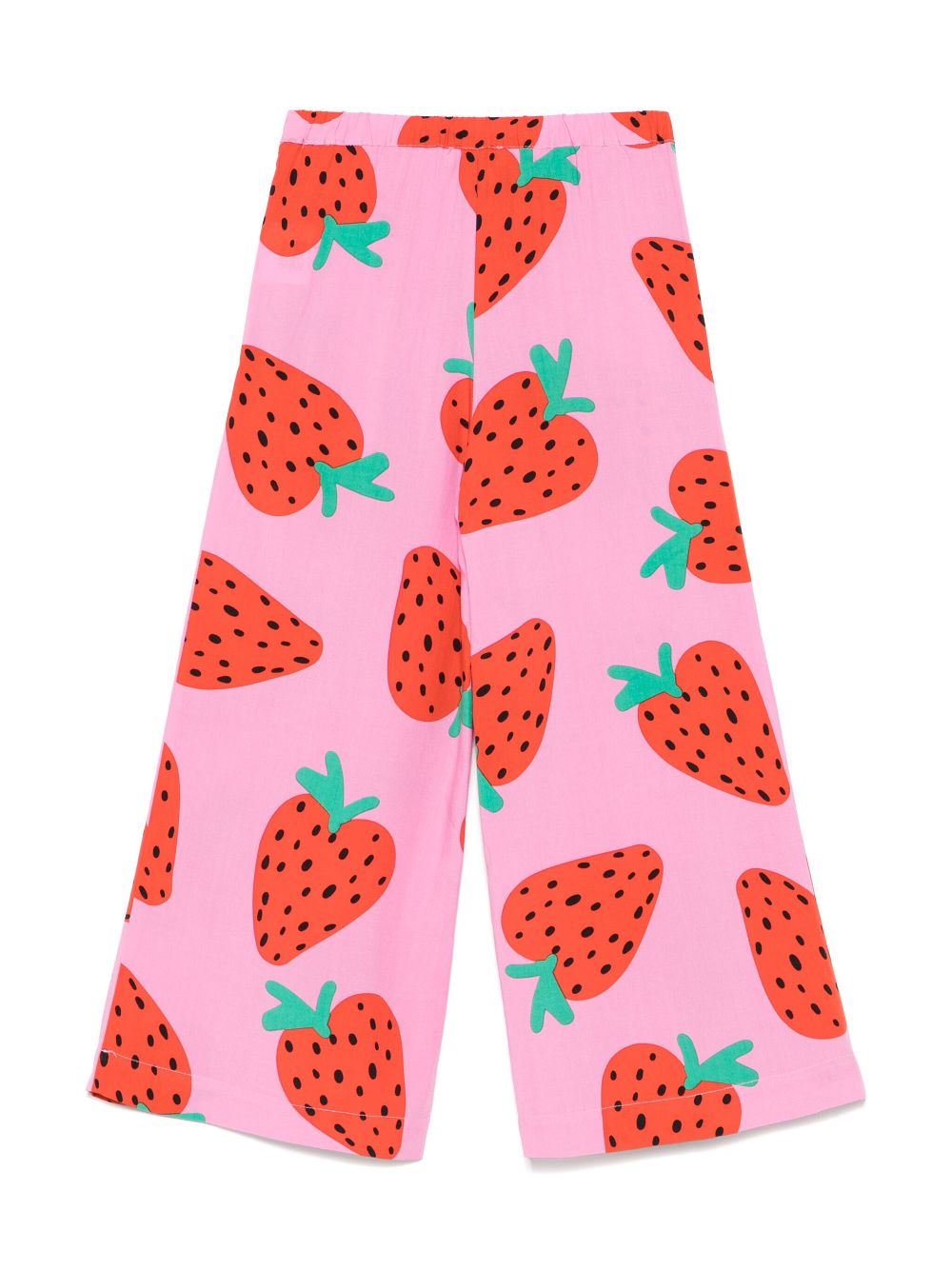 Stella McCartney Kids Broek met aardbeiprint - Roze