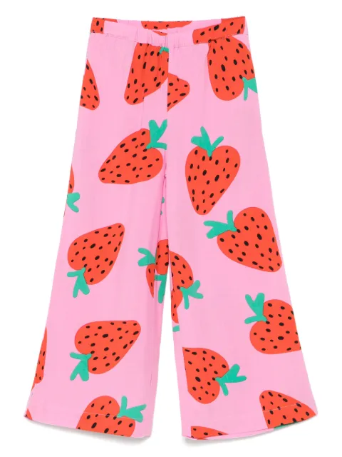 Stella McCartney Kids pantalones con fresas estampadas