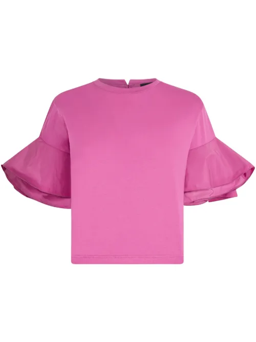 T-shirt à manches volantées - LIU JO - Modalova