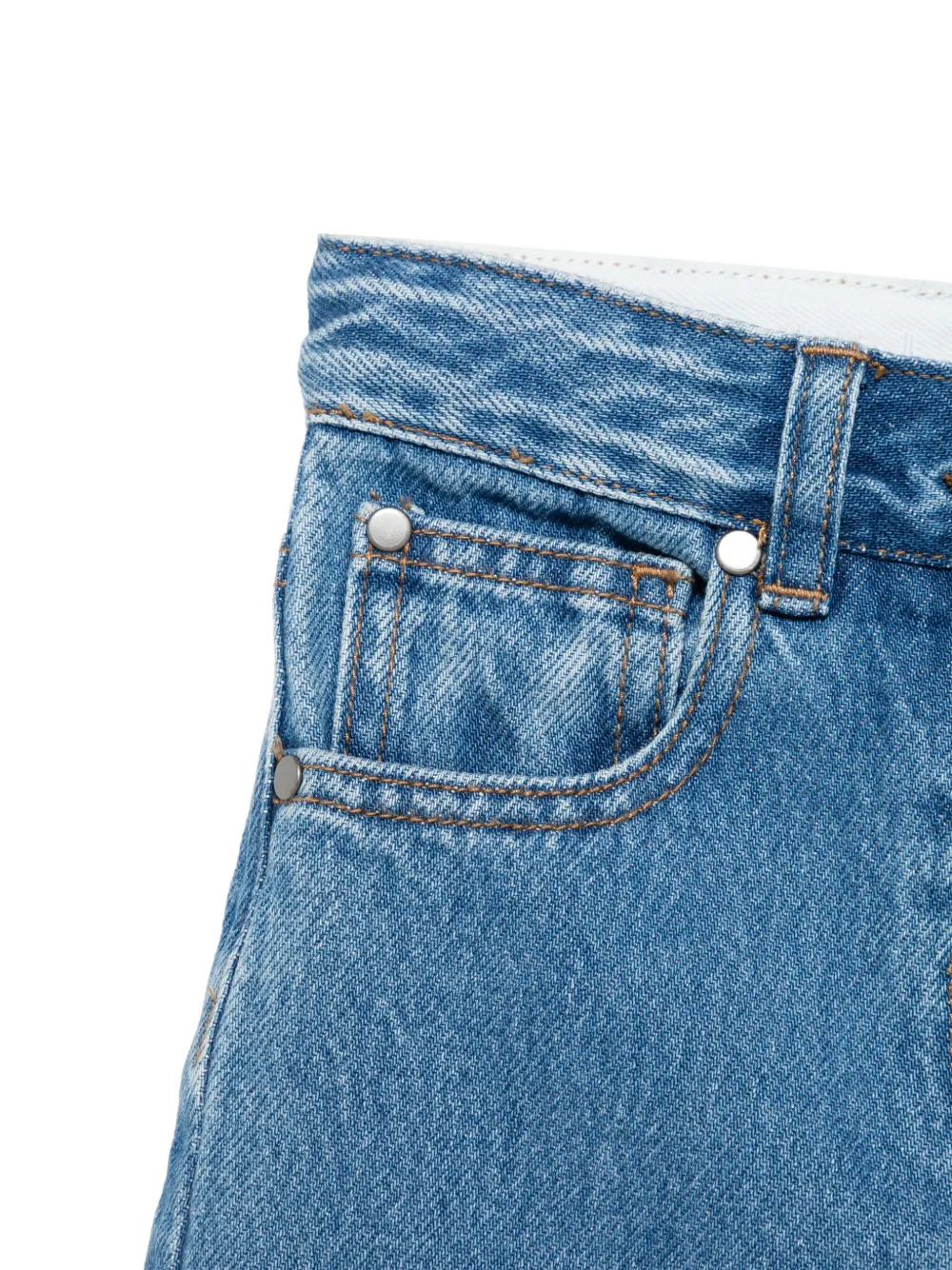 Stella McCartney Kids Jeans met vervaagd effect Blauw