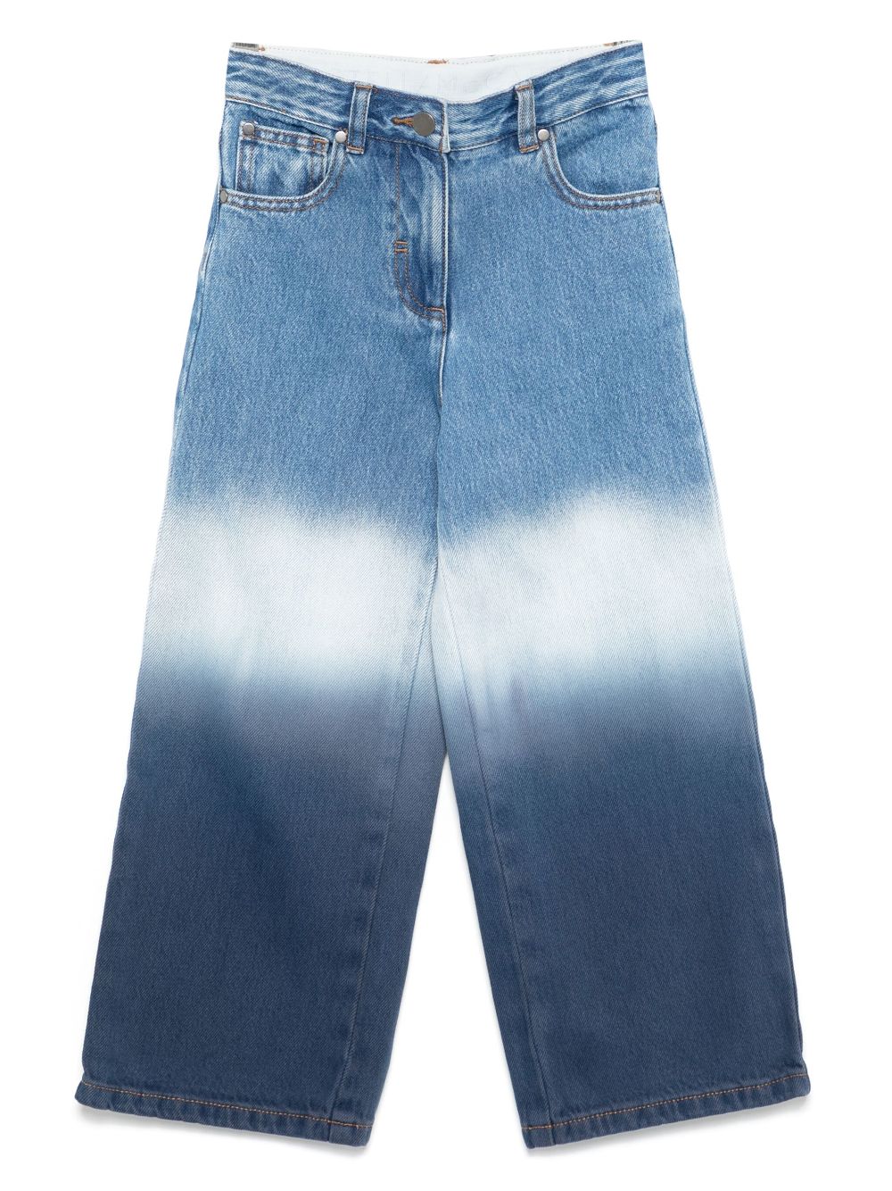 Stella McCartney Kids Jeans met vervaagd effect Blauw