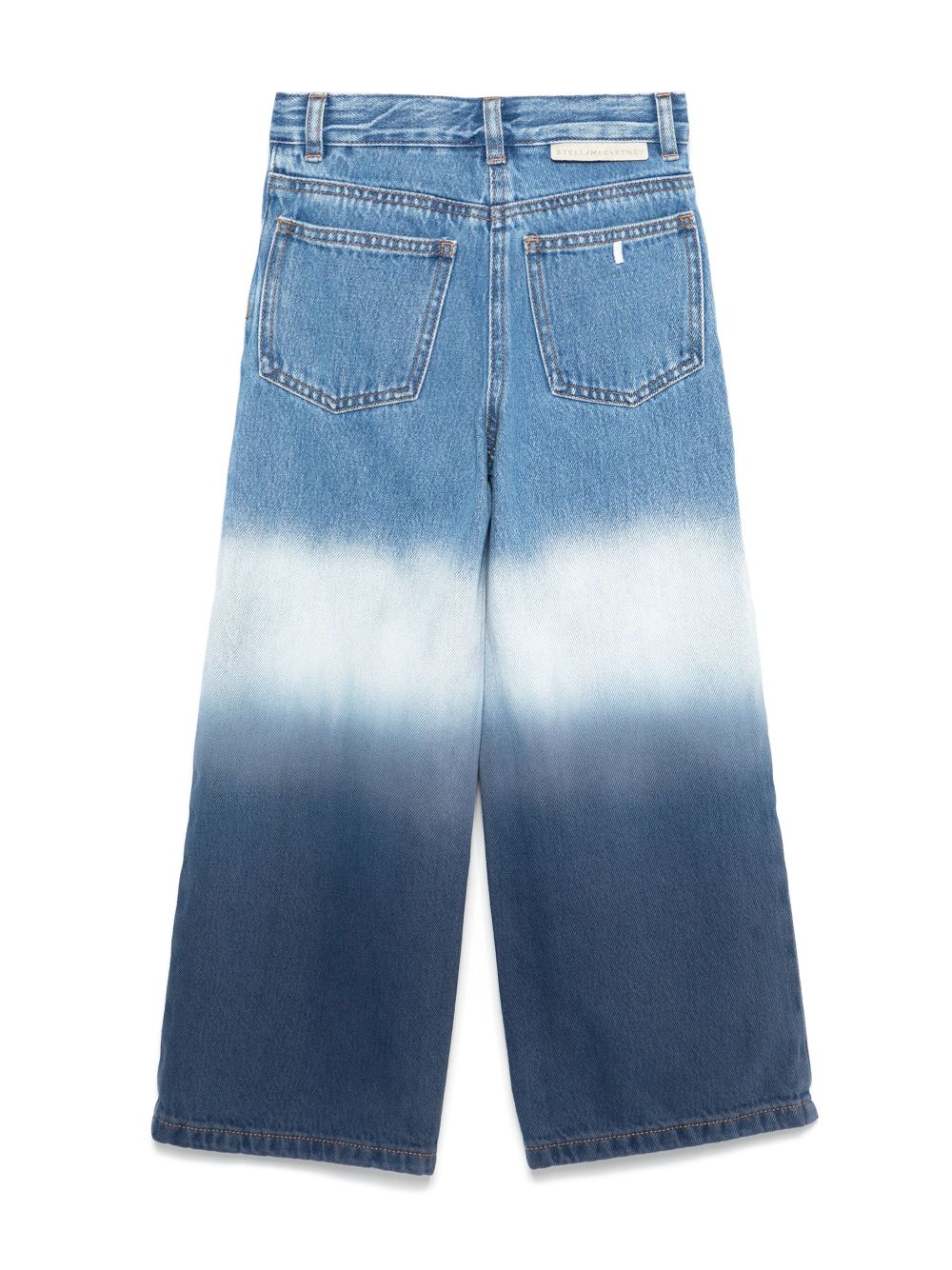 Stella McCartney Kids Jeans met vervaagd effect Blauw