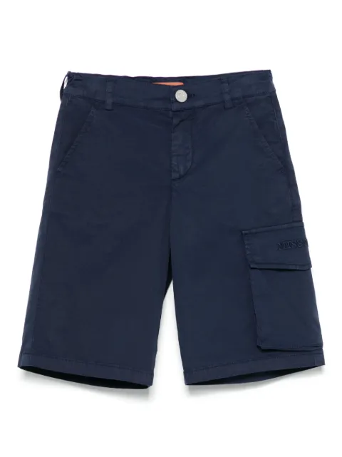 Missoni Kids logo-embroidered cargo shorts
