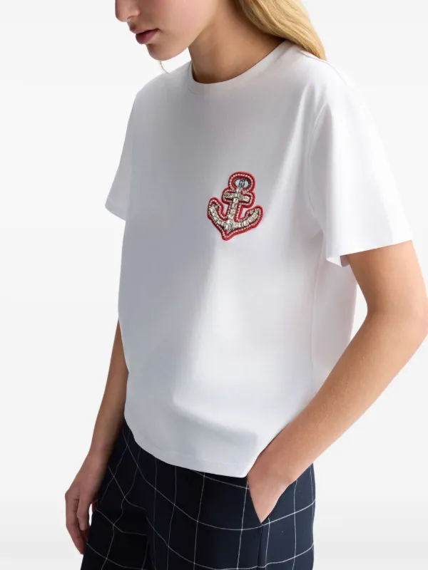LIU JO ラインストーン Tシャツ | ホワイト | FARFETCH JP