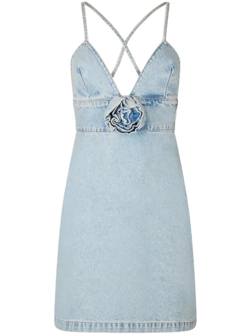 Robe en jean à coupe courte - LIU JO - Modalova