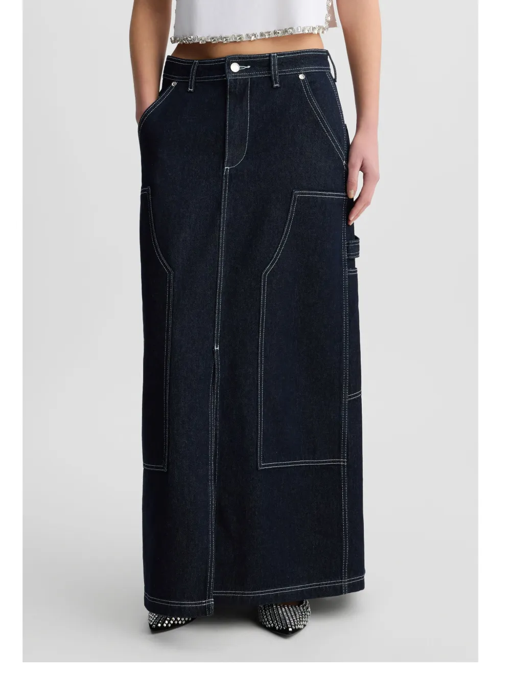 Liu •jo Denim Skirt In Blue