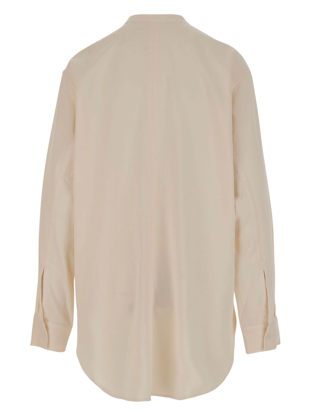 Lauren Manoogian Blouse met bandkraag - Beige