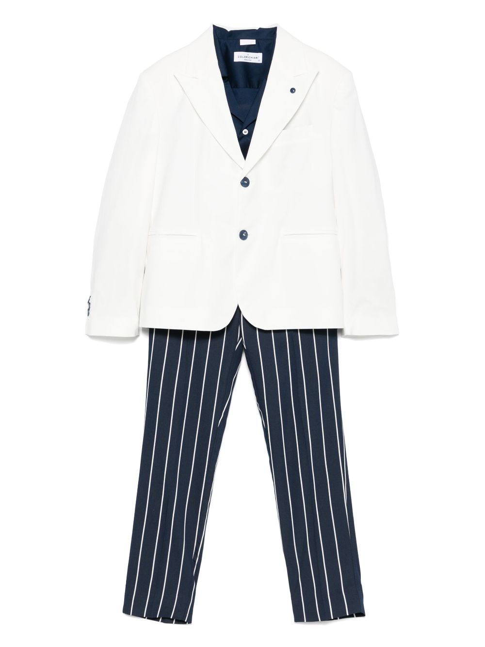 Colorichiari single-breasted suit - White