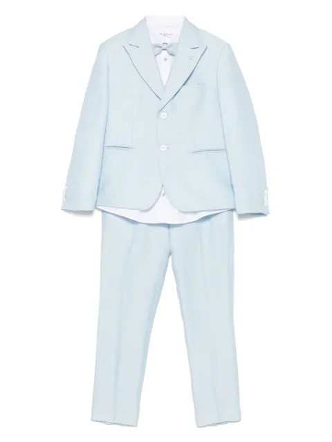 Colorichiari slub-texture suit