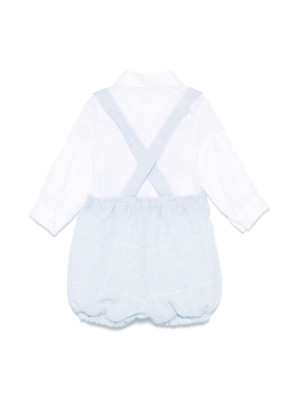 Colorichiari tailored short set - White