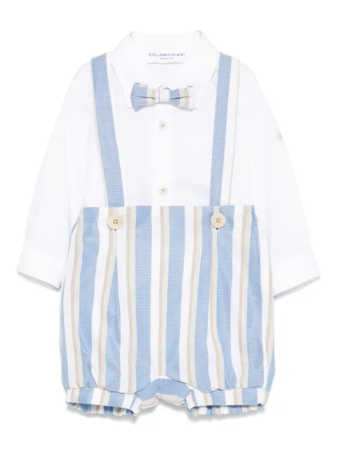 Colorichiari striped short set