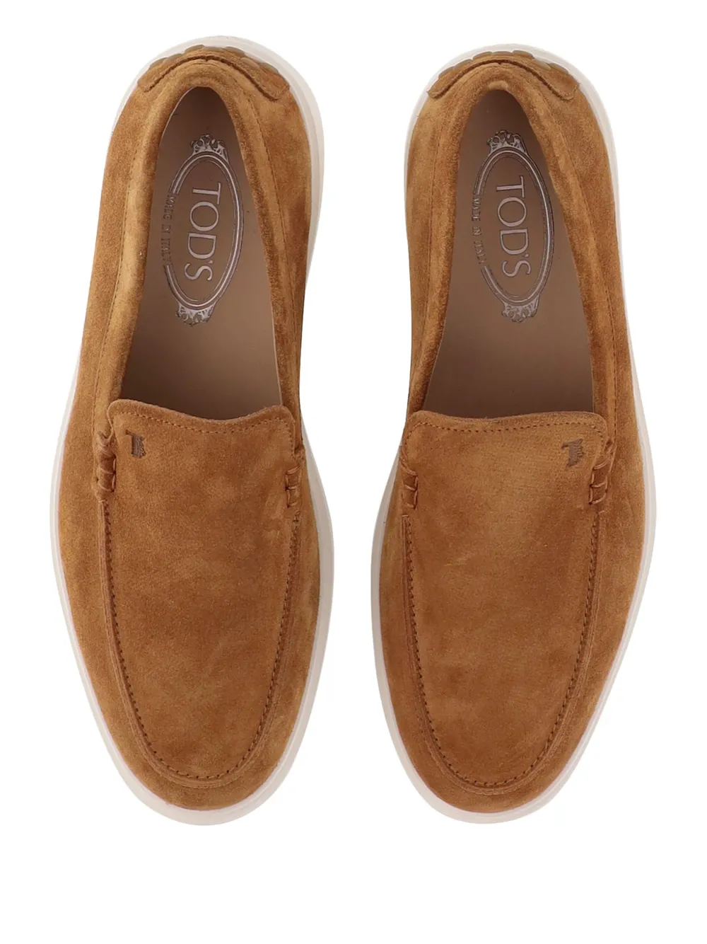 Tod's suede loafers Brown