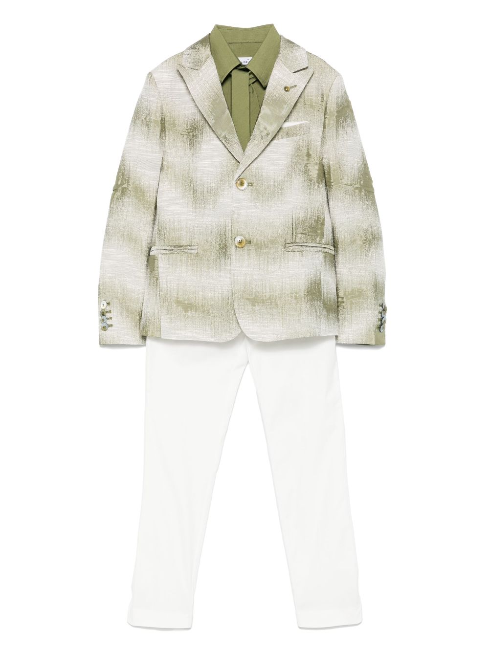 Colorichiari single-breasted suit - Green