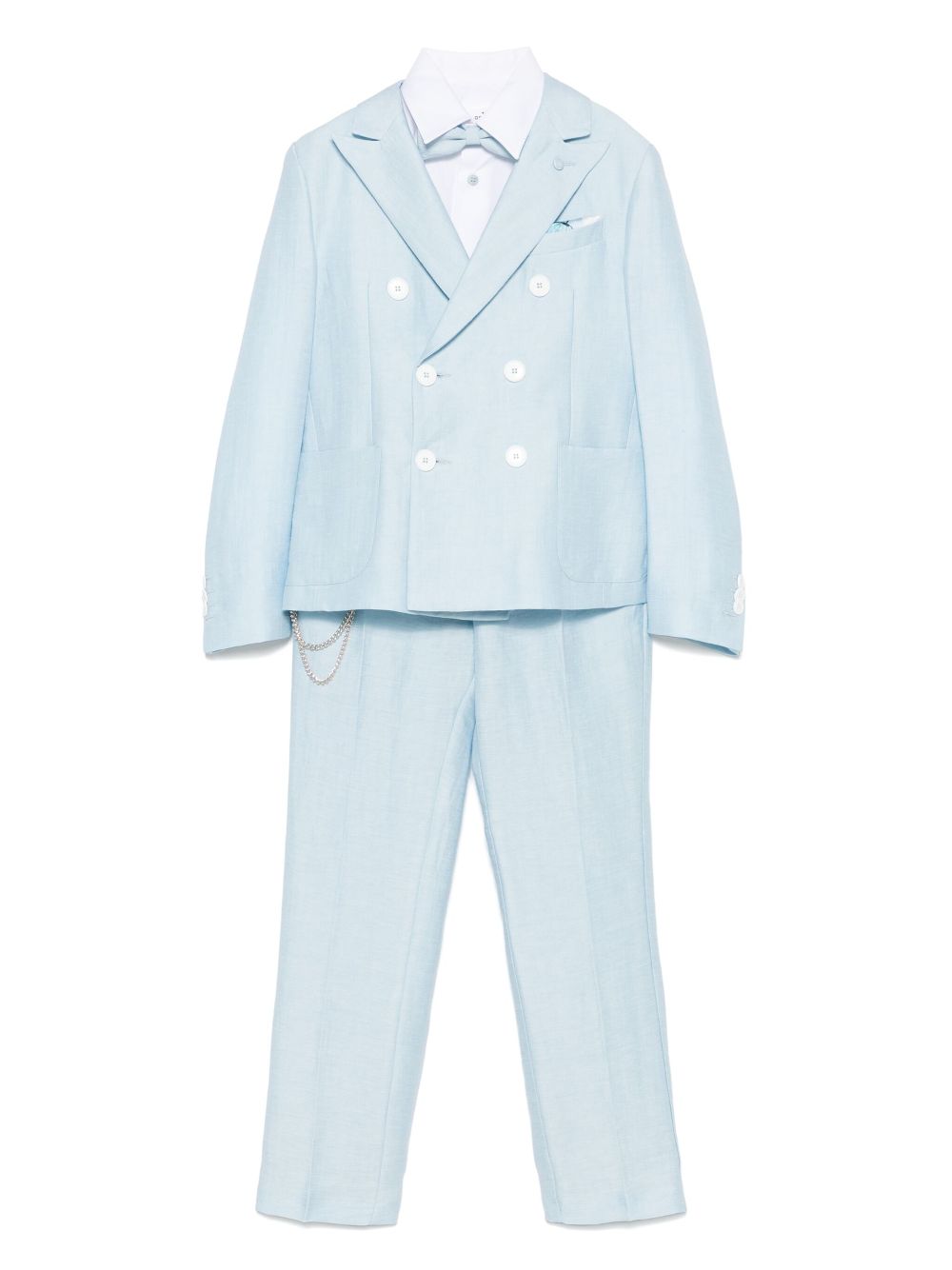 Colorichiari double-breasted suit - Blue