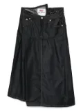 Junya Watanabe x Levi's denim skirt - Black