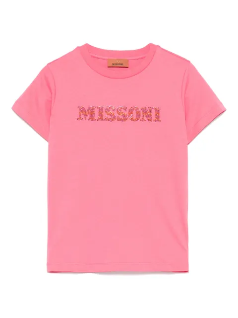Missoni Kids crystal-logo T-shirt