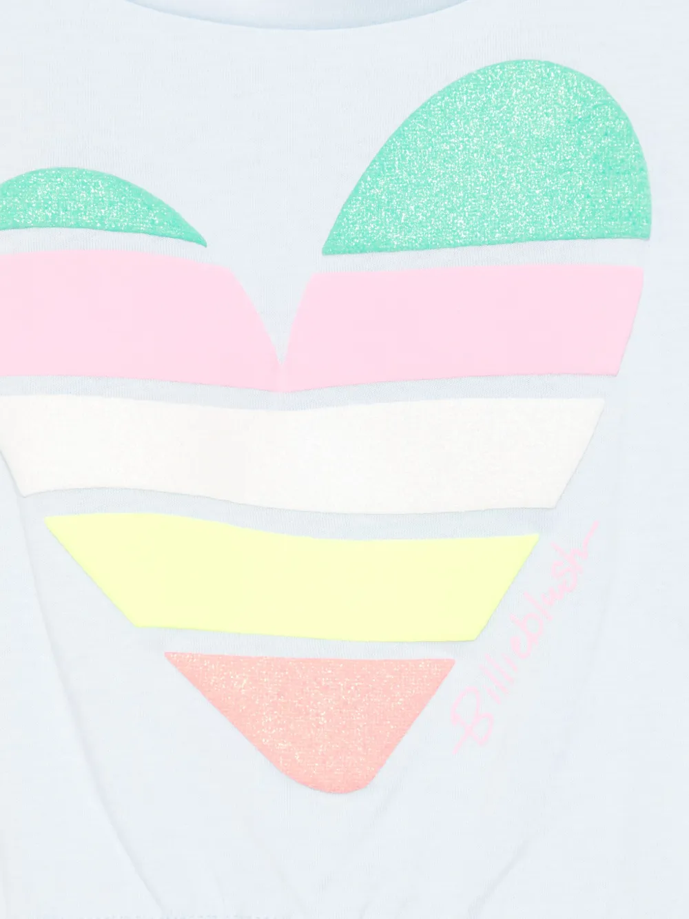 Billieblush T-shirt met hartpatroon Blauw