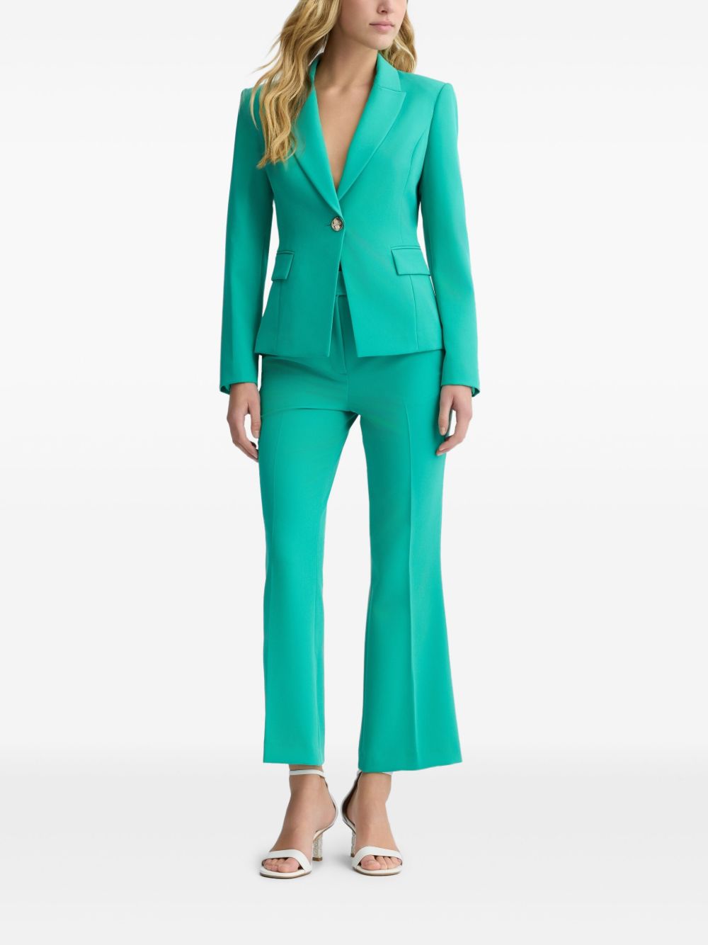 LIU JO Blazer met enkele knoop - Groen