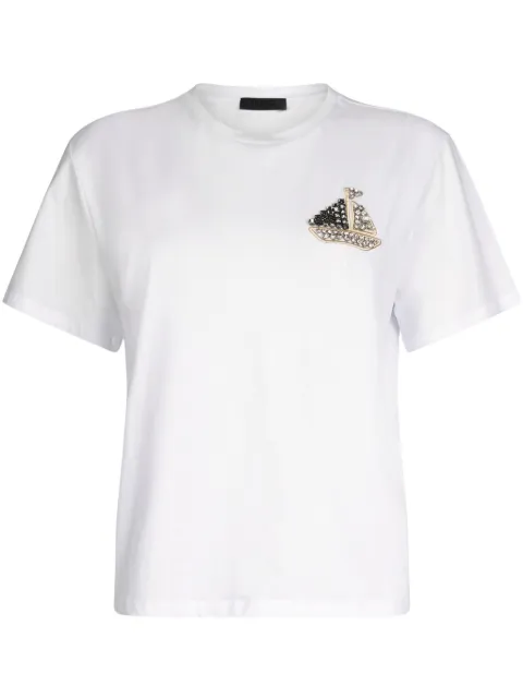 LIU JO rhinestone-boat T-shirt