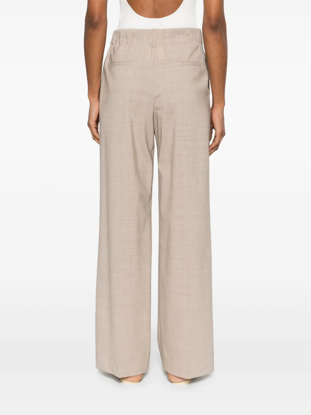 P.A.R.O.S.H. Broek met wijde pijpen Bruin
