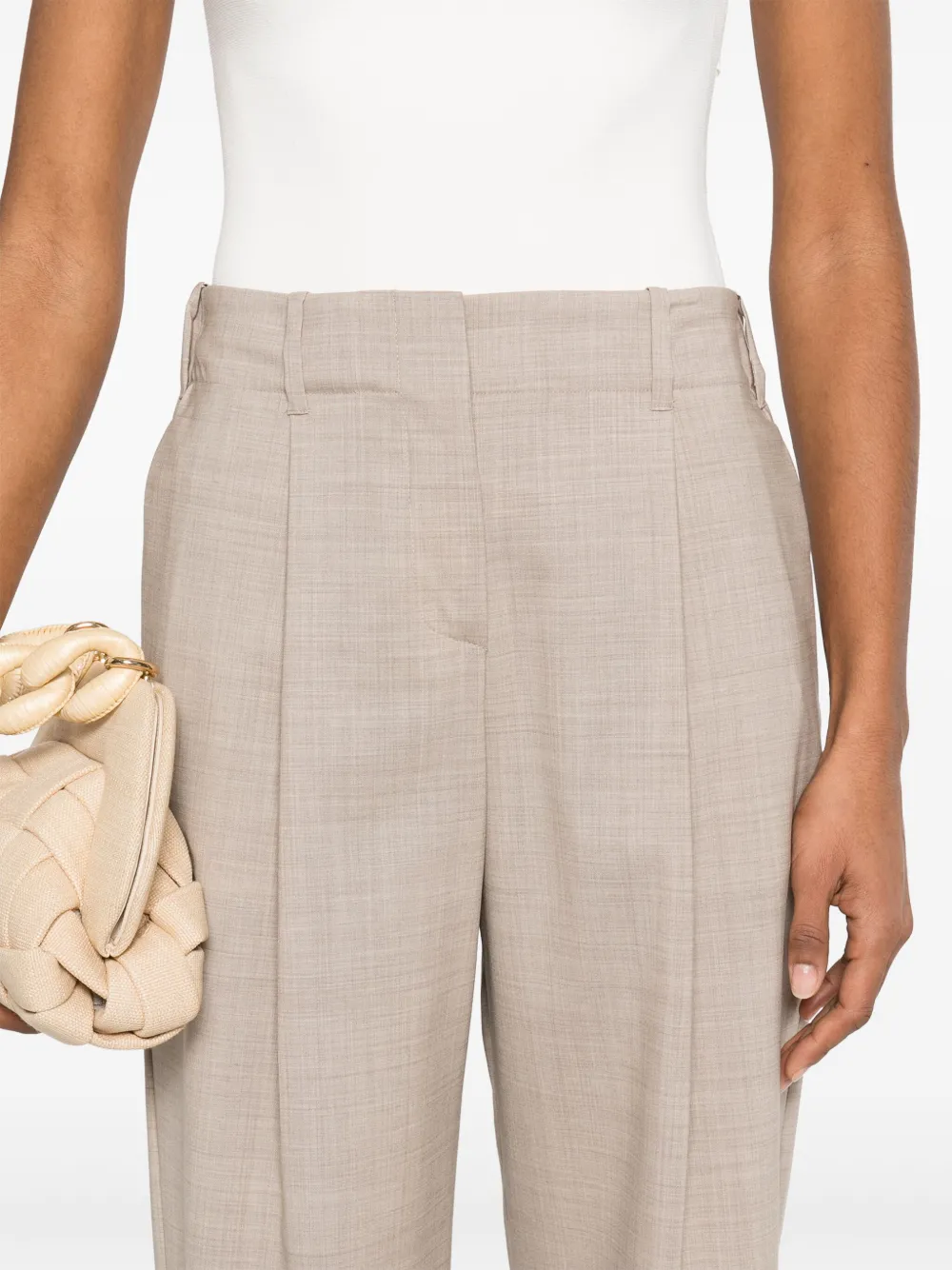 P.A.R.O.S.H. Broek met wijde pijpen Bruin