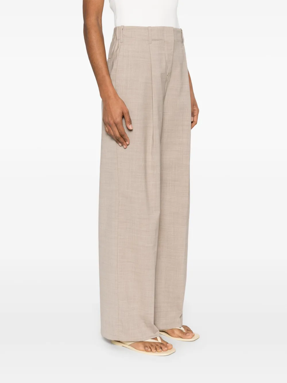 P.A.R.O.S.H. Broek met wijde pijpen Bruin