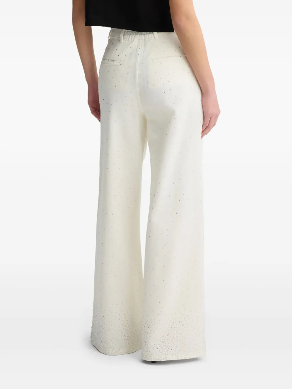 LIU JO Jeans met stras Wit