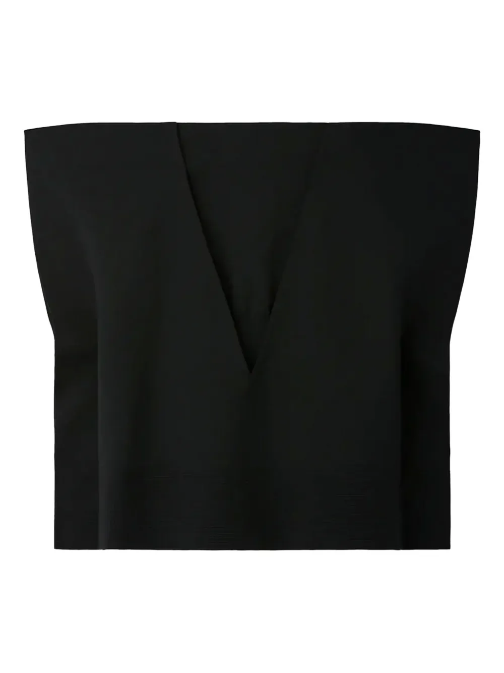 CFCL Milan V-neck top | Black | Image 1