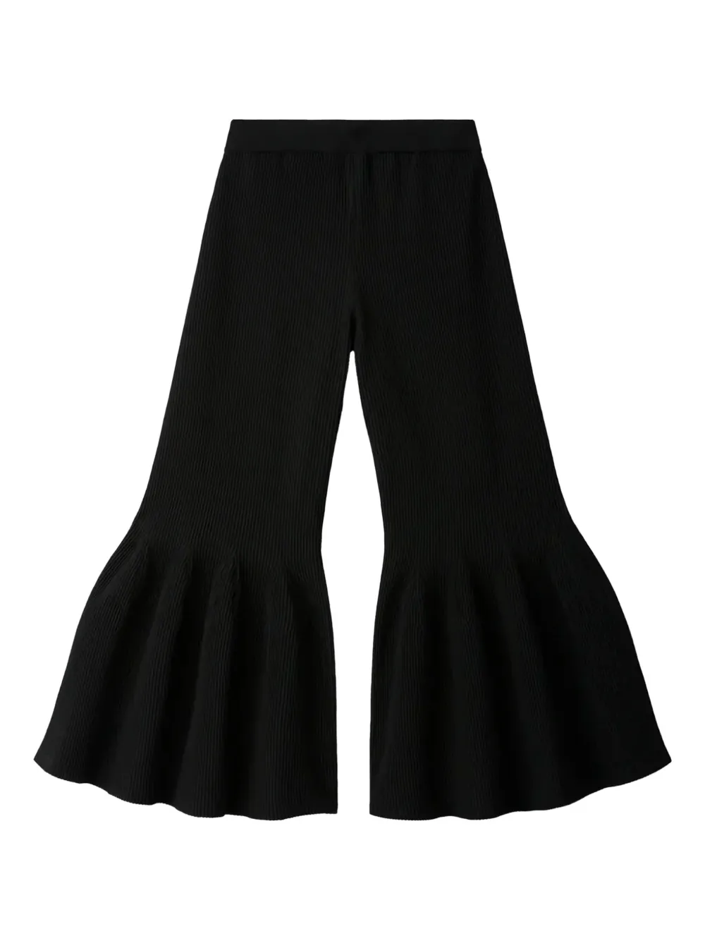 Cfcl Ribbed-flared Trousers In Black