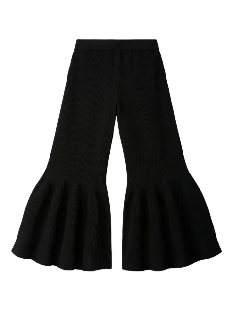 CFCL ribbed-flared trousers
