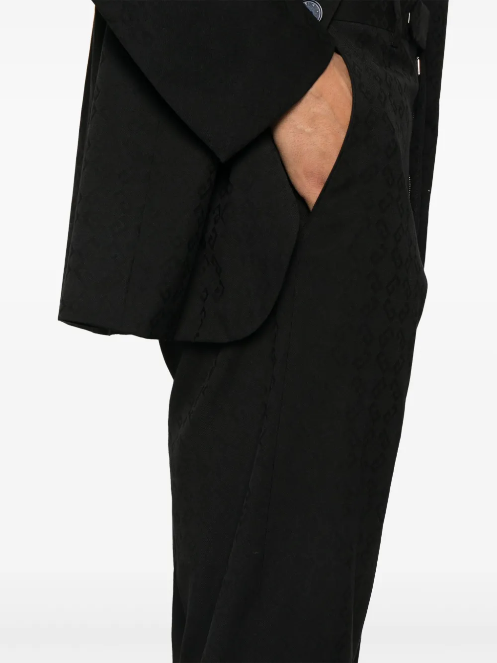Givenchy Broek met monogram 72-jacquard Zwart