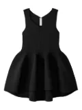 CFCL Pottery ribbed peplum top - Black