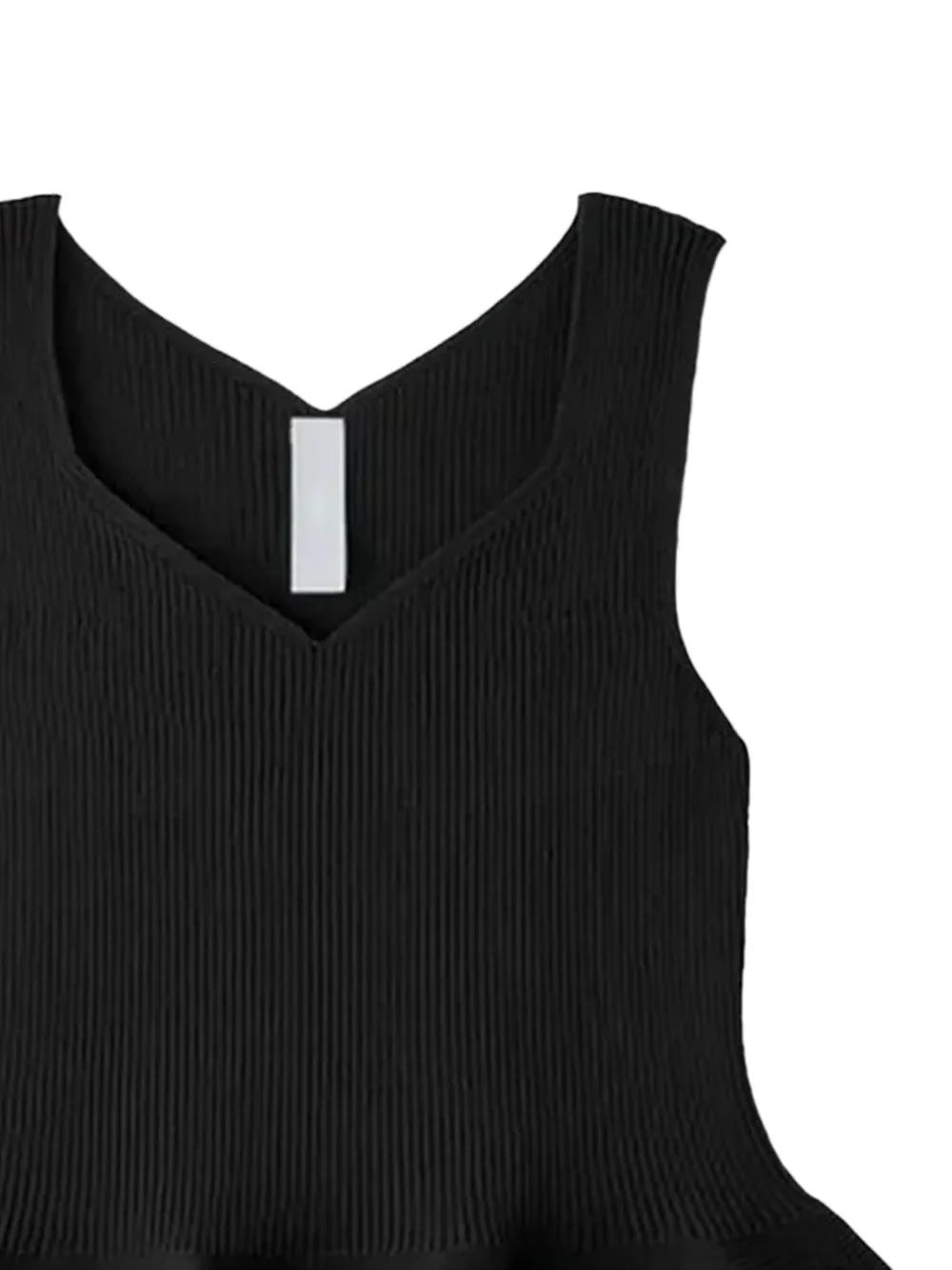 CFCL Pottery ribbed peplum top | Chalecos y camisetas | Image 2