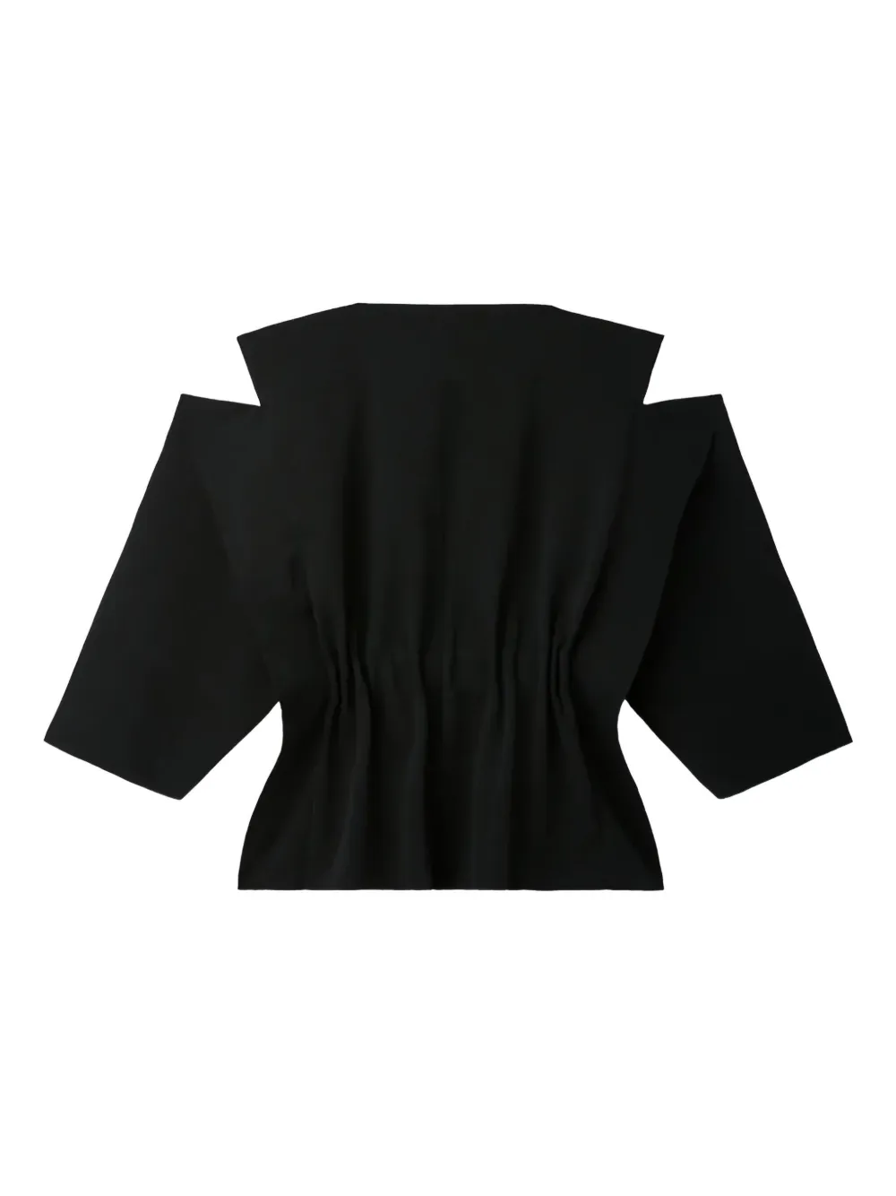 Cfcl Cold-shoulder Button Jacket In Black