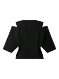 CFCL cold-shoulder button jacket - Black