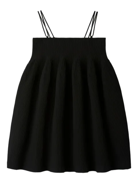 CFCL Hypha pleated spaghetti-strap mini dress