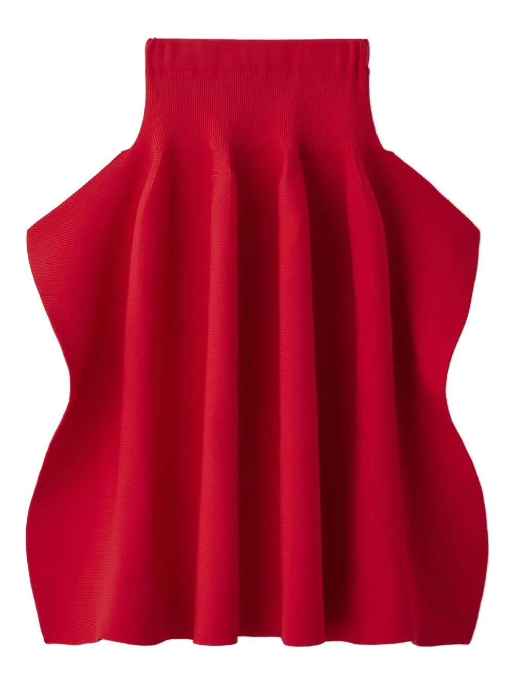CFCL ribbed draped skirt | Red | Image 1