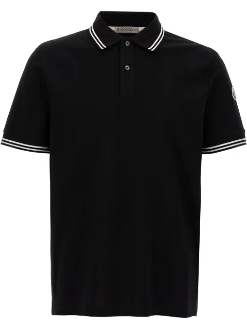 Moncler polo à patch logo