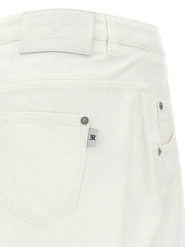 ERMANNO SCERVINO ショートパンツ ホワイト系 Ermanno Scervino ショートパンツ | ホワイト | FARFETCH JP
