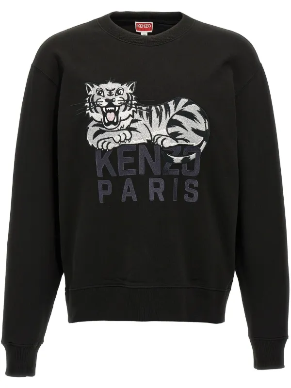 Kenzo ロゴ スウェットシャツ | ブラック | FARFETCH JP