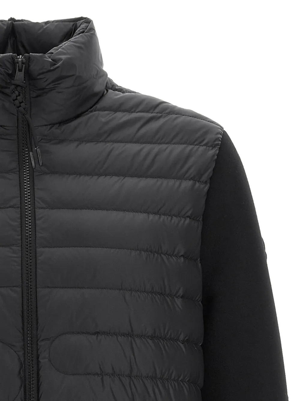 Moncler Jack met logopatch Zwart