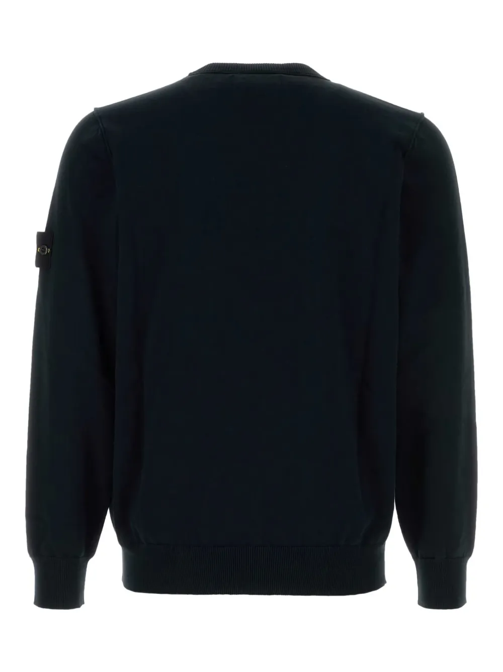 Stone Island Trui met Compass-logopatch - Zwart