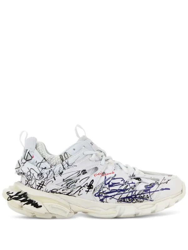 Balenciaga Track Sneakers in White