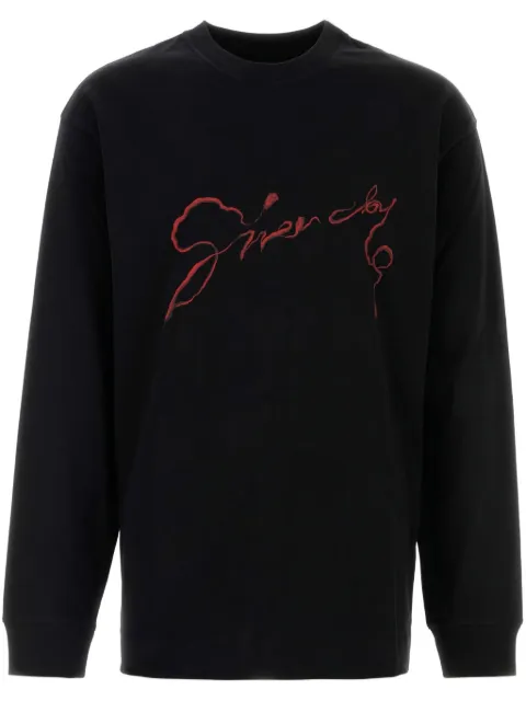 Givenchy playera con logo estampado