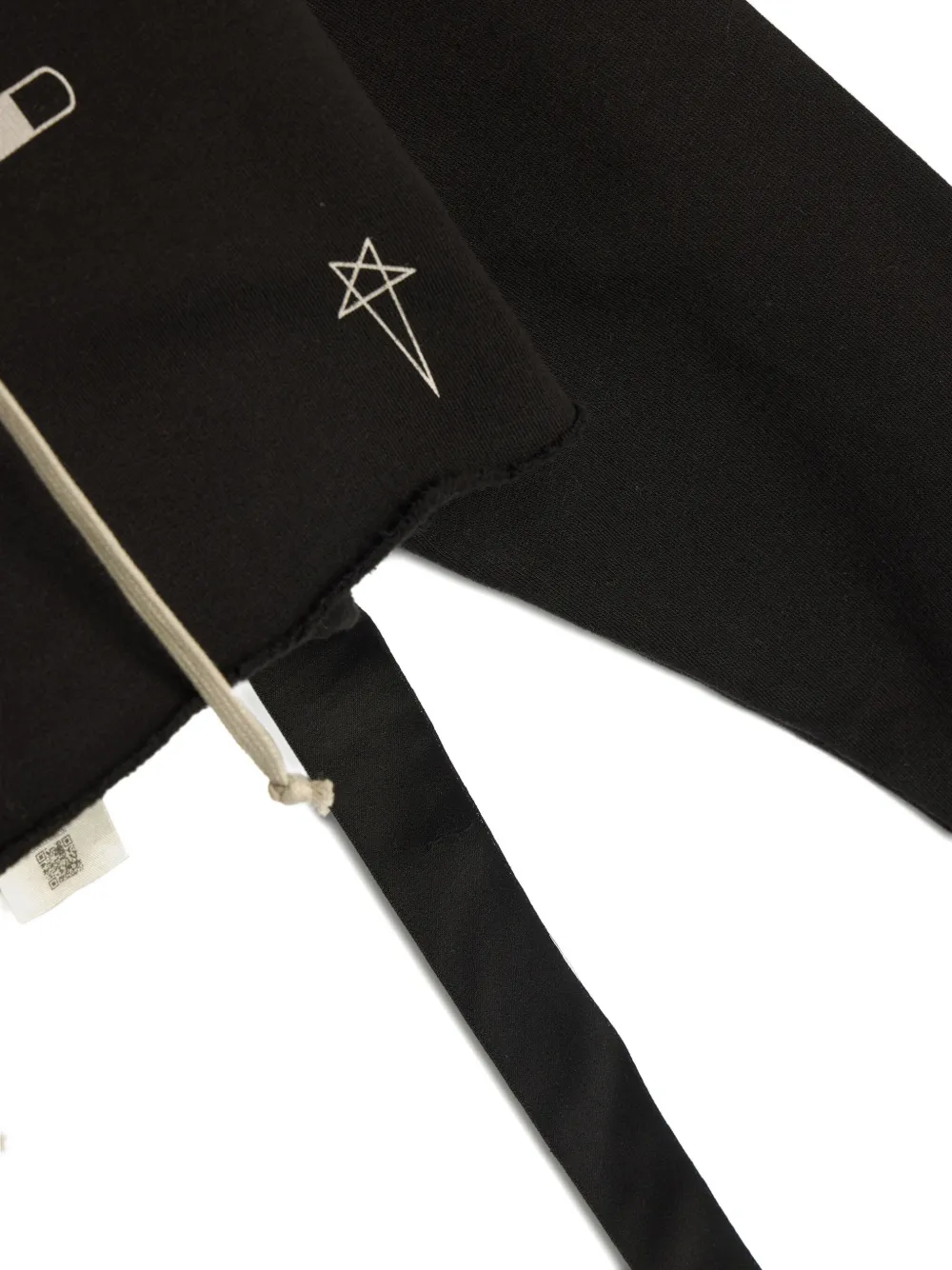 Rick Owens DRKSHDW Katoenen hoodie Zwart