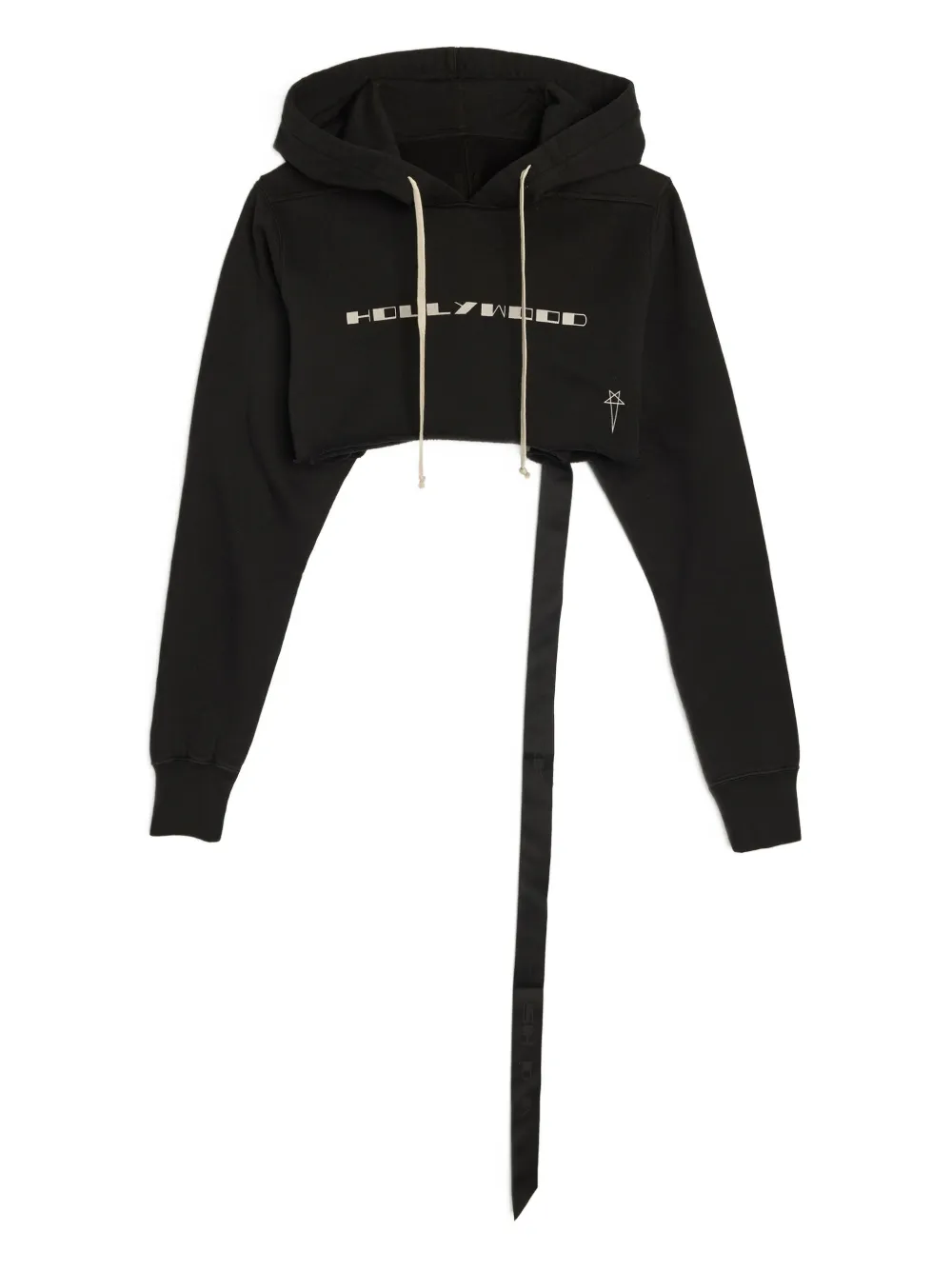 Rick Owens DRKSHDW Katoenen hoodie Zwart